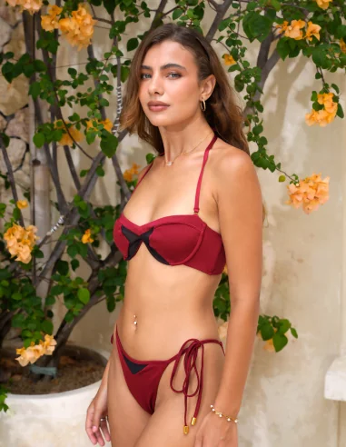 Sheer Temptation (top-cranberry)