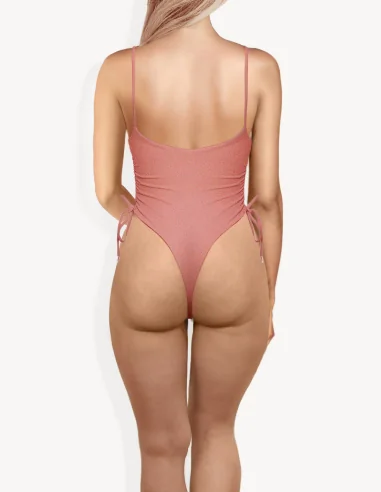 Adjustable Side One-Piece (flamingo pink)