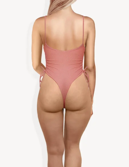 Adjustable Side One-Piece (flamingo pink)