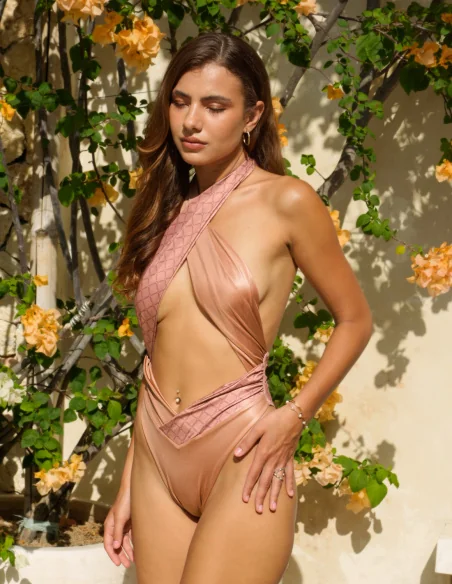 Halter Ego (rose & raspberry)