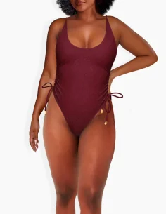 Adjustable Side One-Piece (cranberry)